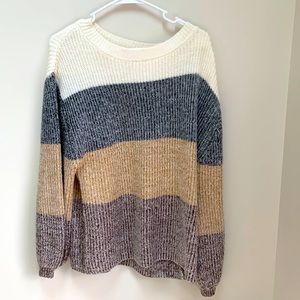 Colorblock sweater